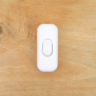 Interrupteur de lampe blanc