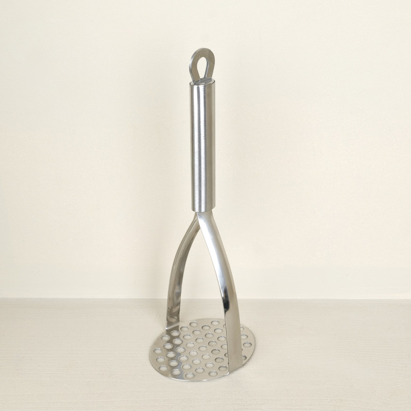 Presse-purée - Inox - Manuel - 3 Disques Interchangeables - Acier Inoxydable - Compatible Lave-Vaisselle - Maison