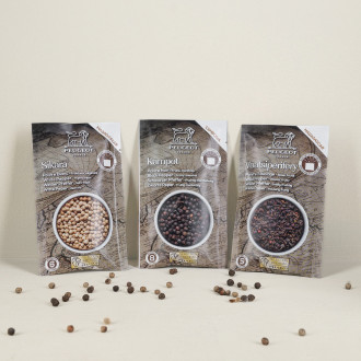 Coffret poivrier interchangeable Peugeot Maestro avec poivres haut de gamme