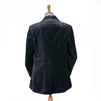 Veste Gardian Femme Velours Palatine Noir