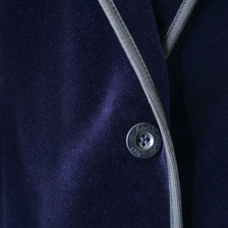 Veste Gardian Homme Velours Bleu