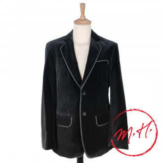 Veste Gardian Homme Velours Noir