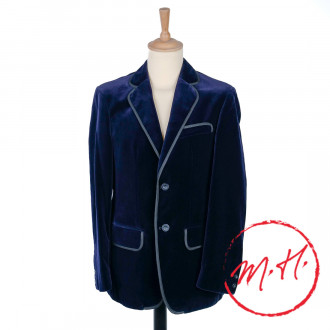 Veste Gardian Homme Velours Bleu