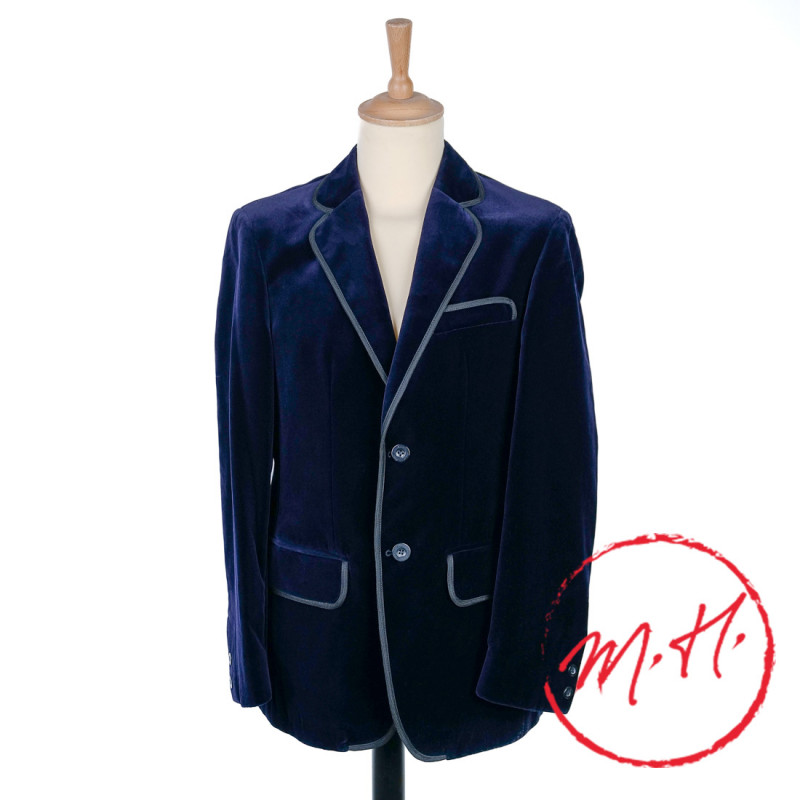 Veste Gardian Homme Velours Bleu