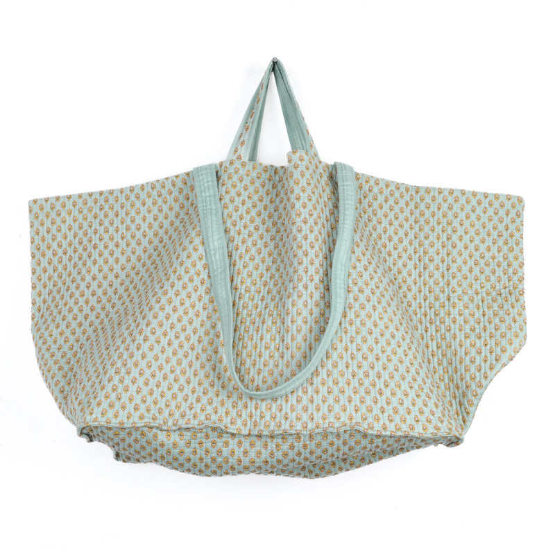 Giant shopping bag Calisson Menthe