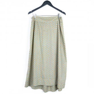 Jupe provençale céladon