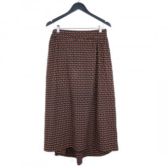 Provençal skirt, black trellis