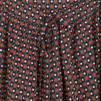 Jupe provençale treille noire