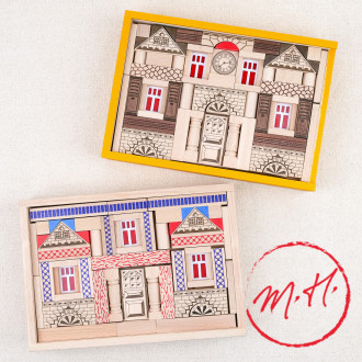 Jeu de construction en bois