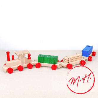 Little wooden train