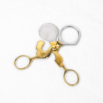 Ciseaux coupe-œufs poulette