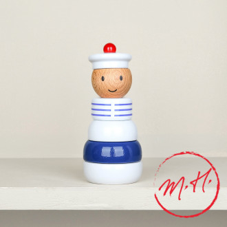 Marine Nationale wooden stacking play set