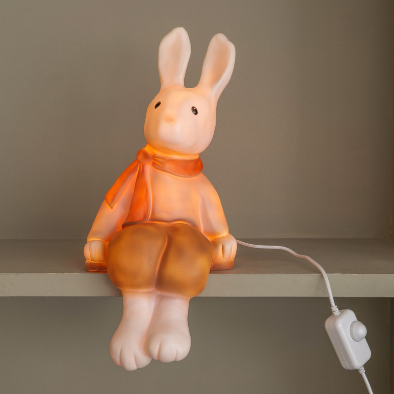 Lampe veilleuse lapin assis