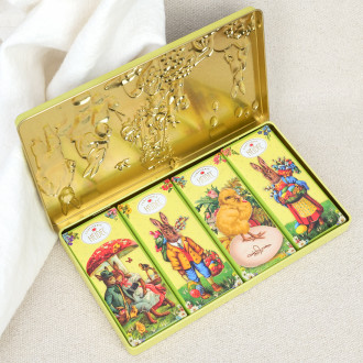 Mini tablettes de chocolat pour Pâques