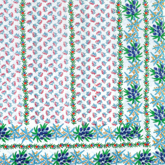 Olive bouquet tablecloth 250 x 170 cm