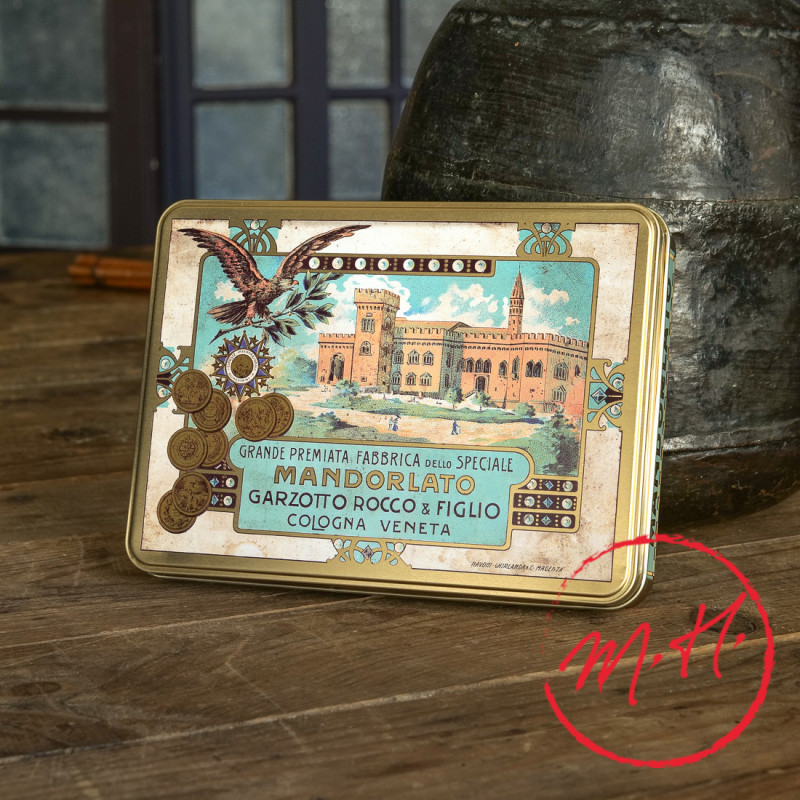 Mandorlato italien boîte rectangle 500g