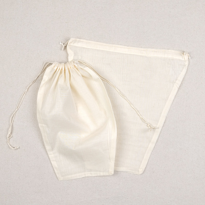 Organic cotton milk filters