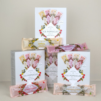 Tubes de glace à l'eau bio