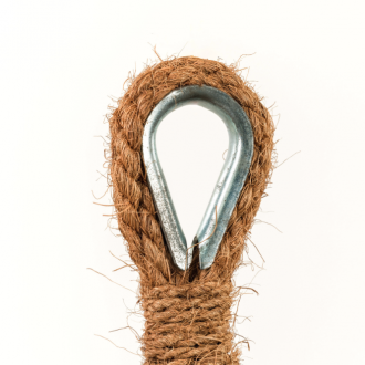 Triangular coco fiber shade