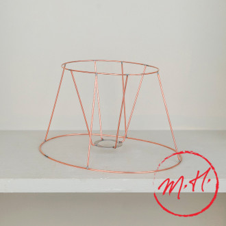 Carcasse abat-jour ovale