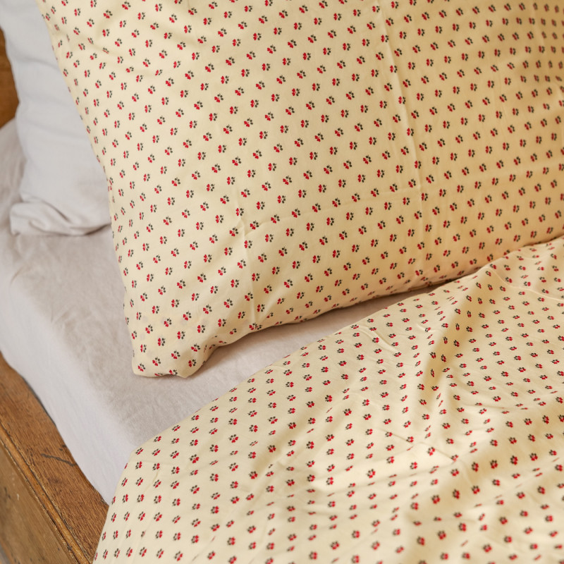 Lot 2 Taies d'oreiller Pico Rouge