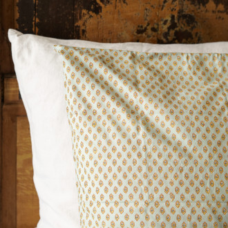 2 Taies d'oreiller Calisson Menthe