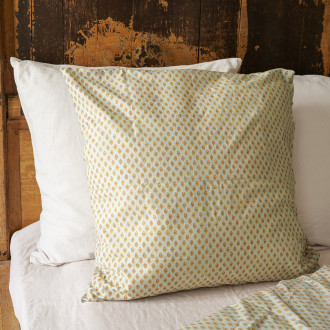 2 Taies d'oreiller Calisson Menthe