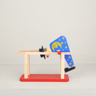 Clown wooden parallel bars