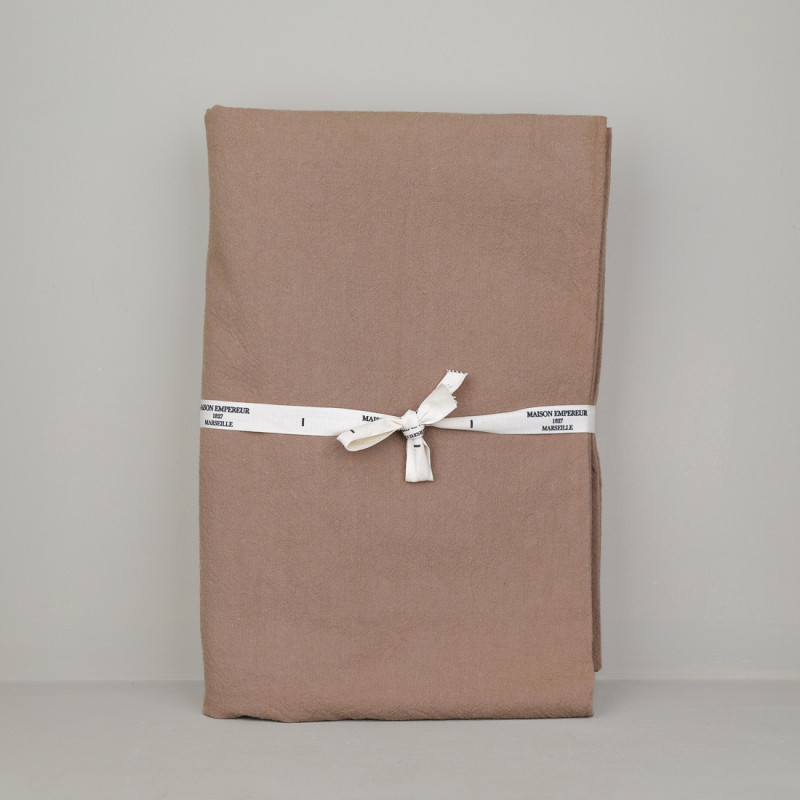 Washed cotton tablecloth, 170 x 250 cm