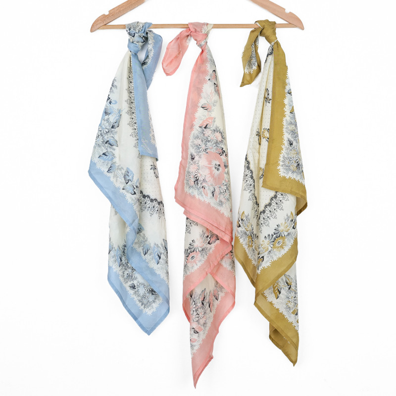 Provençal silk square