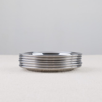 Set de 6 sous-verre inox