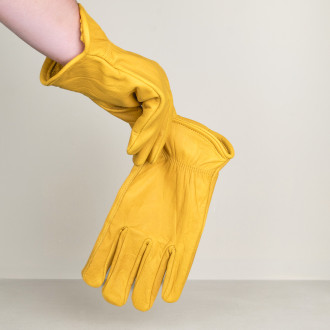 Gants de jardinage en cuir
