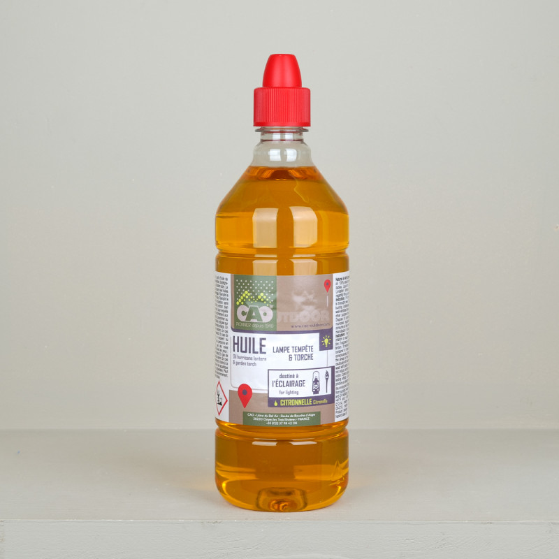 Huile citronnelle pour lampe tempête
