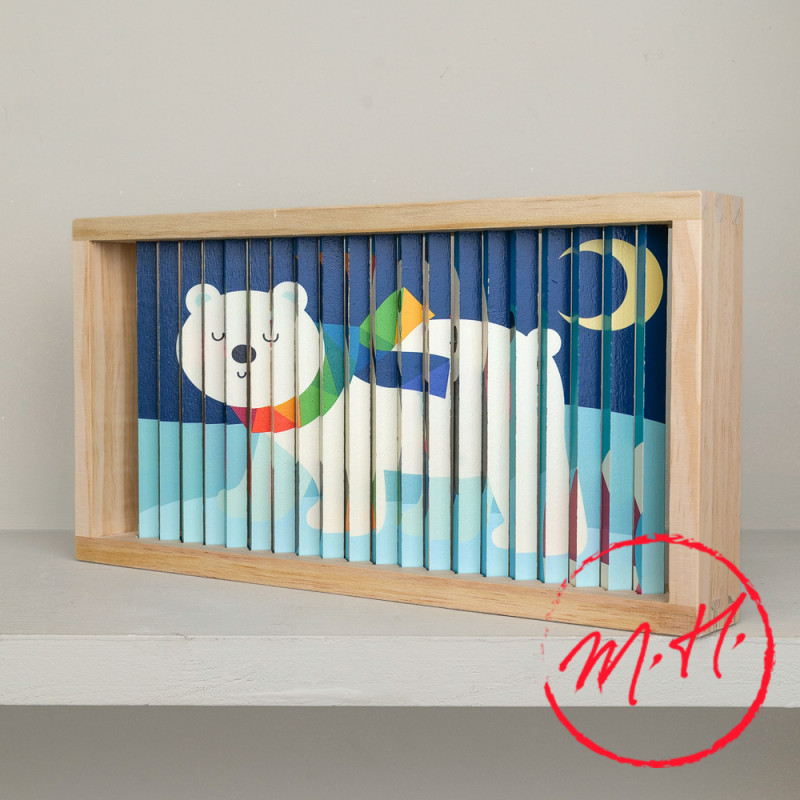 Wooden Stick Animal Puzzle