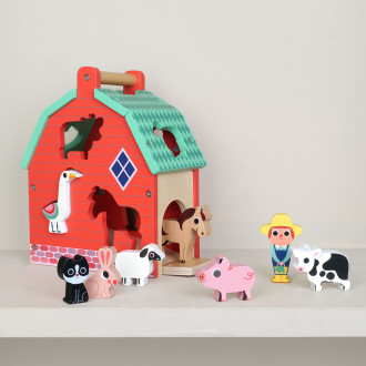 Ferme des formes en bois