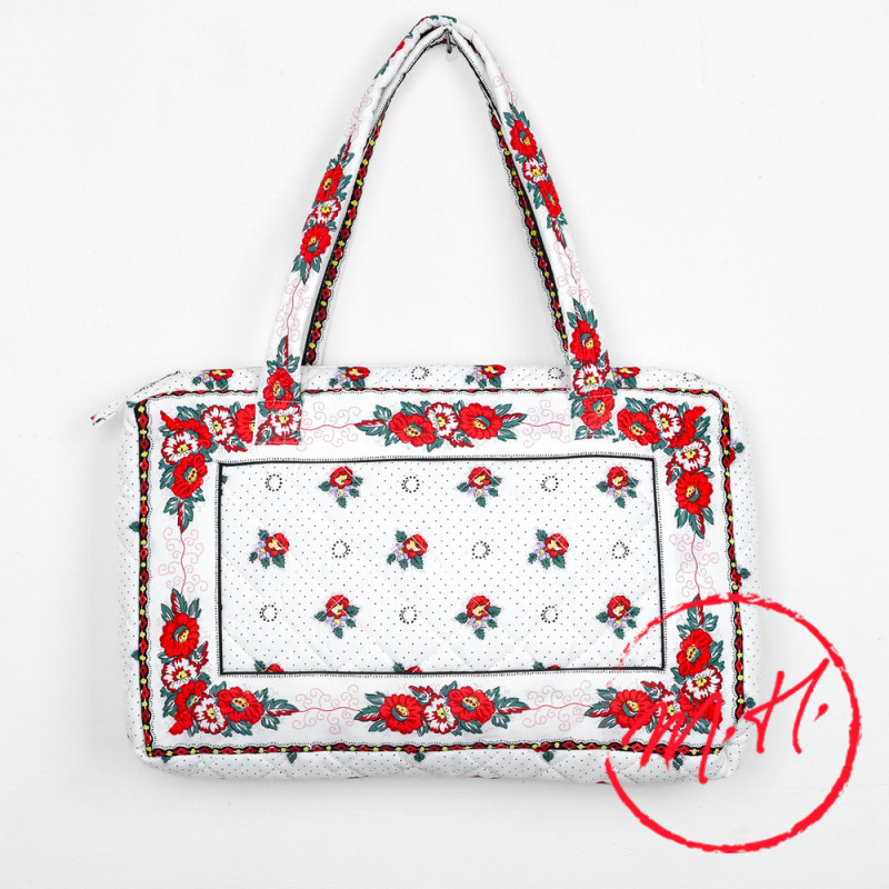 Souleiado White Adiana Handbag