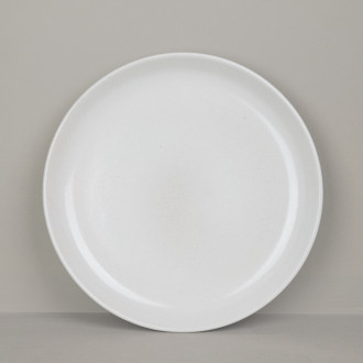 Natural stoneware dinner plate