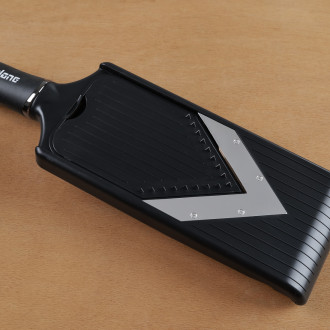 Mandoline V Microplane noir/Inox