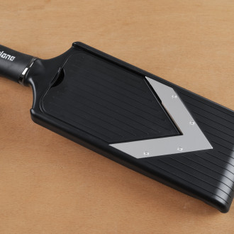 Mandoline V Microplane noir/Inox