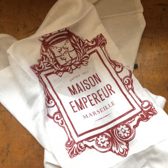 Garnet tea towel Maison Empereur