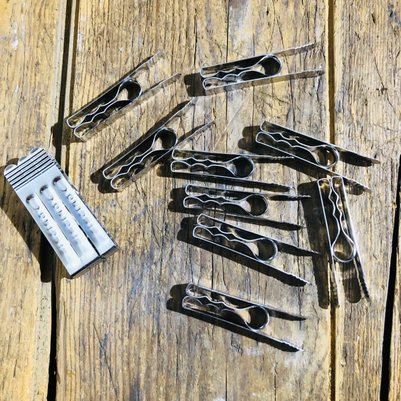 Stainless steel clothespin