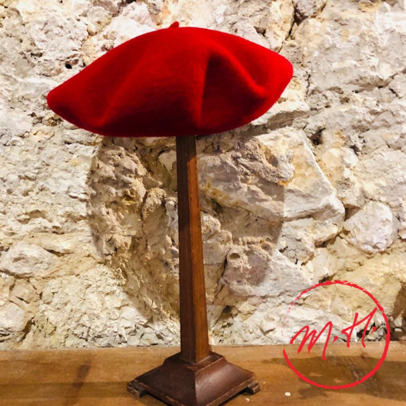 Red Basque beret