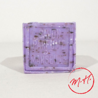 Marseille soap with crushed lavender