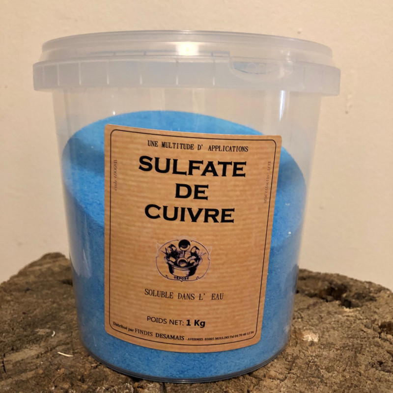 PRODUIT DE BASE Sulfate de Cuivre - Seau de 1 kg