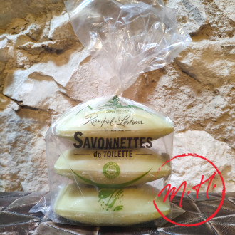 3 savonnettes olive