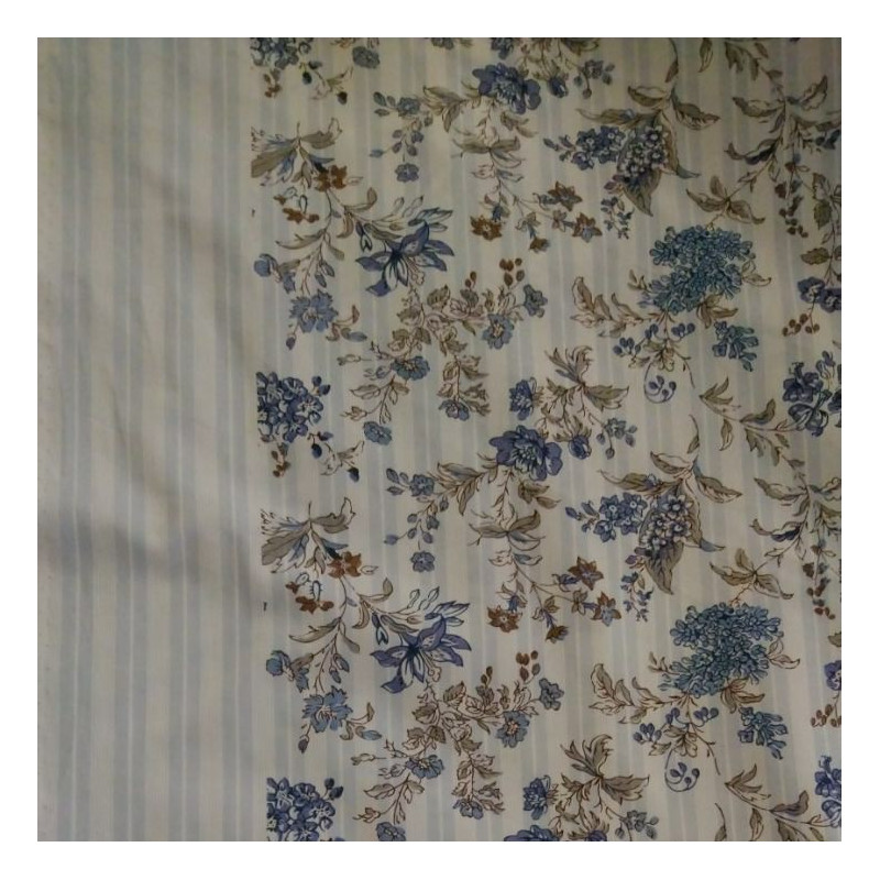 Tissu au mètre "Bagatelle" bleu