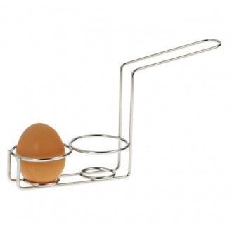 Stainless steel 2-seater egg cooker