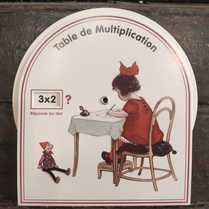 Disque table multiplication