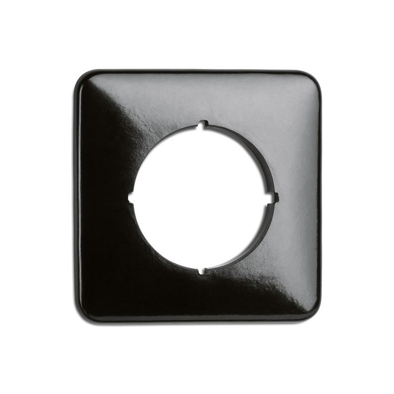 Enjoliveur carré en duroplast noir