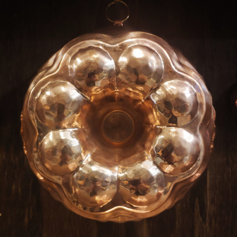 Copper brioche mould